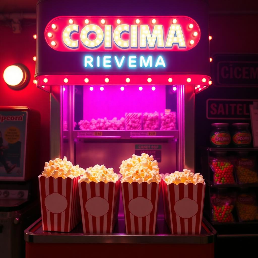 Friskpoppet popcorn og hyggesnak før forestilling